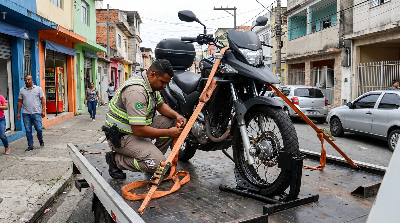 Guincho para Moto em Carapicuíba‑SP