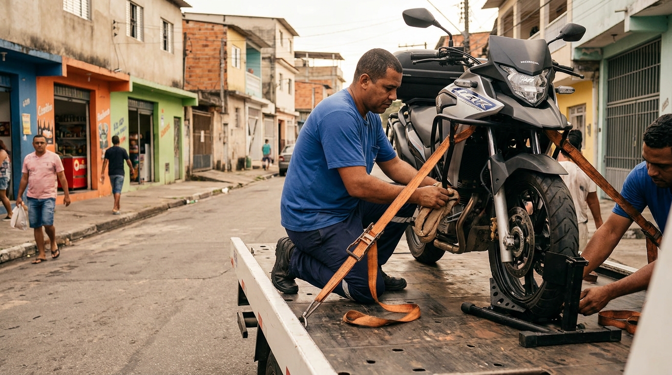 Guincho para Moto em Carapicuíba‑SP